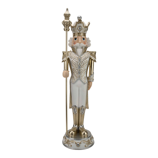 Champagne White LED Nutcracker - 92cm - My Christmas