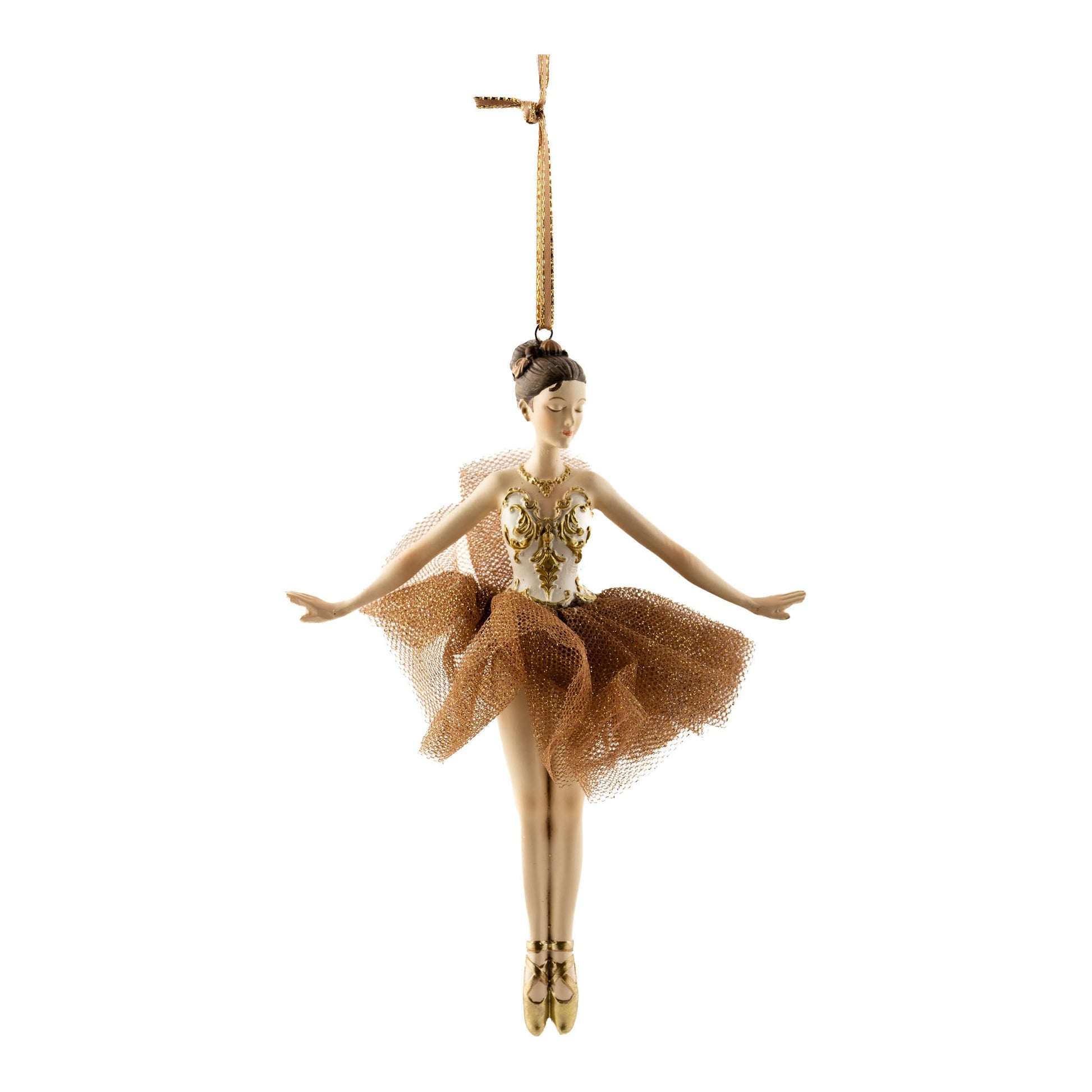 Chocolate Ballerina Hanging Ornament - My Christmas