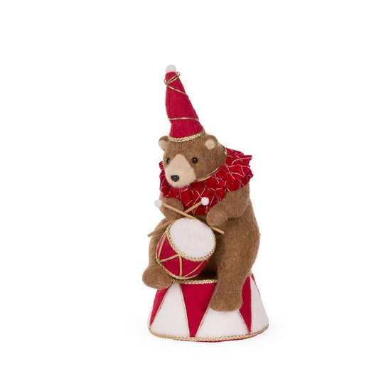 Circus Bear with Drum - My Christmas
