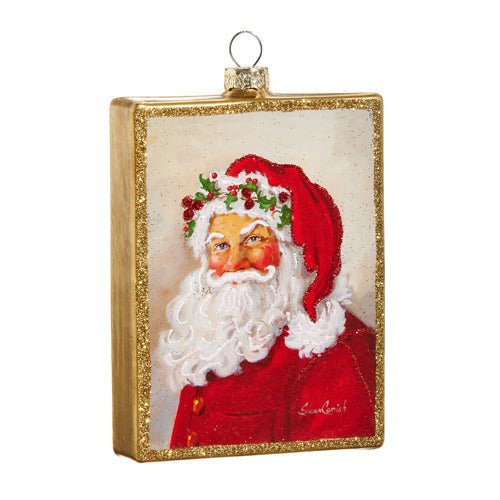 Classic Santa Portrait Ornament - My Christmas