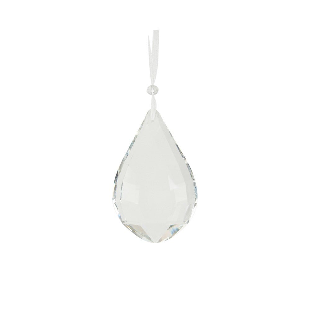 Clear Crystal Drop Ornament - My Christmas
