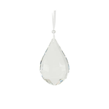 Clear Crystal Drop Ornament - My Christmas
