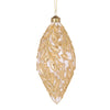 Clear Foiled Foliage Drop Bauble - My Christmas