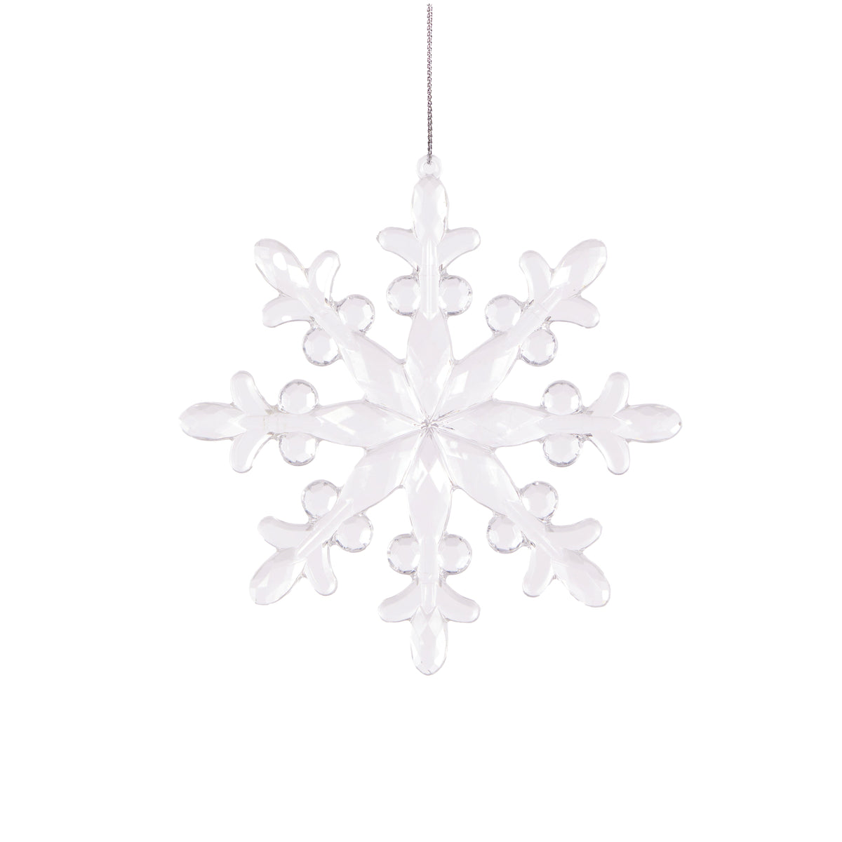 Clear Intricate Snowflake Ornament - My Christmas