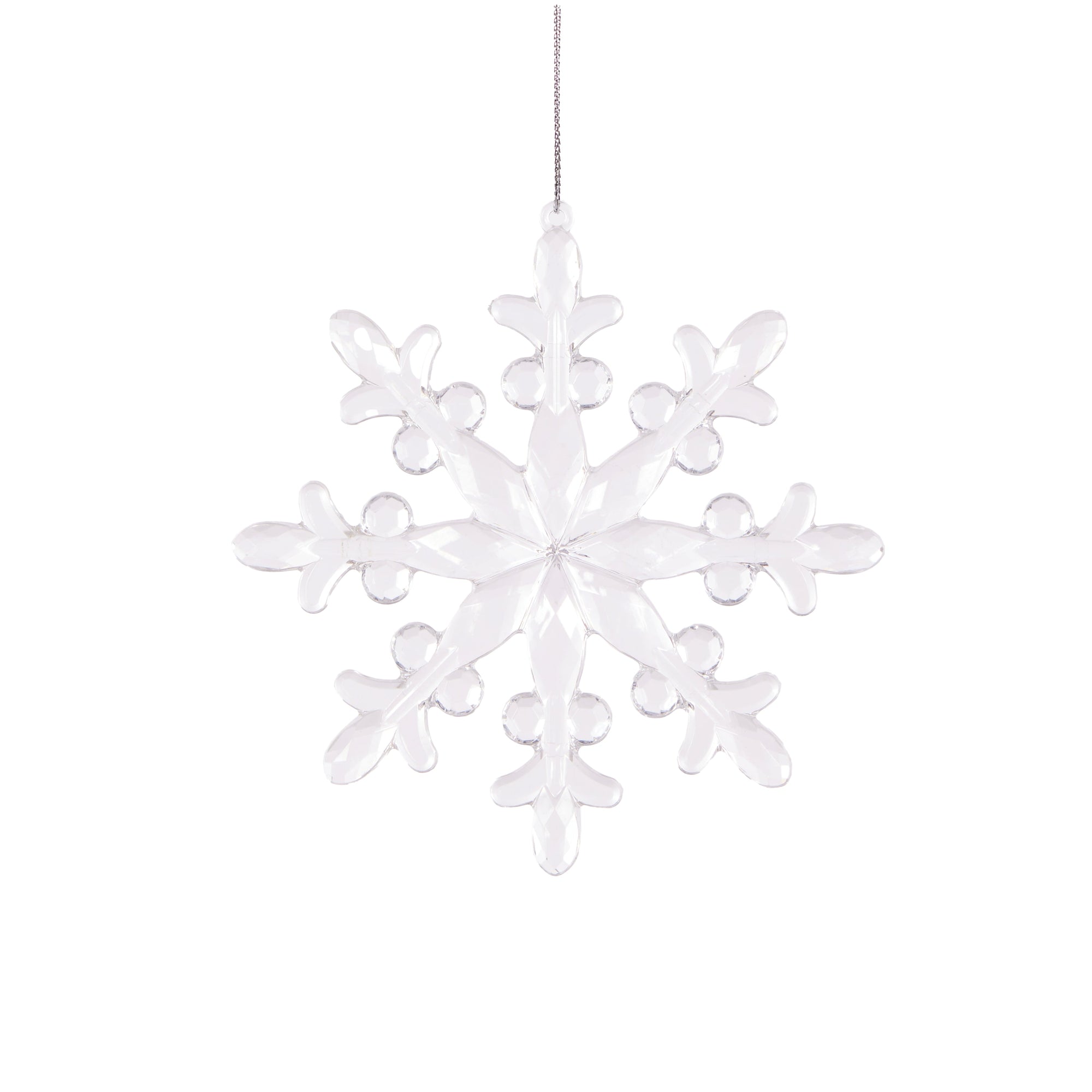 Clear Intricate Snowflake Ornament - My Christmas