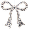 Clear Jewelled Bow Ornament - Large - My Christmas