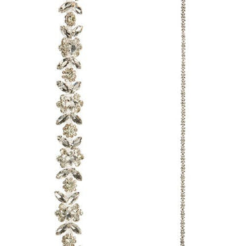 Clear Jewelled Garland - My Christmas