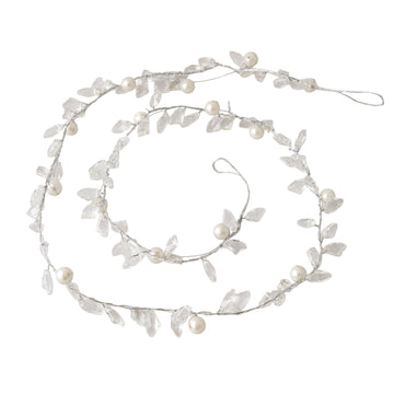 Clear Silver Icicle Garland - My Christmas