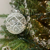 Clear White Glass Bauble - Pack of 3 - My Christmas