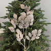 Coffee Mulberry Leaf Glitter Spray - My Christmas