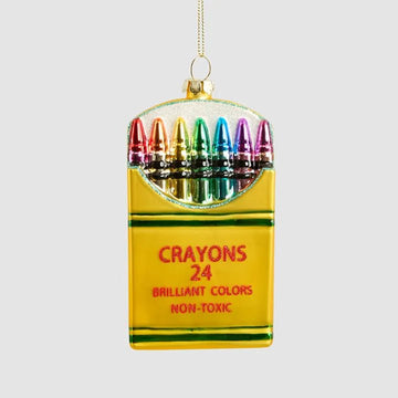 Colour Me Crazy Glass Ornament - My Christmas