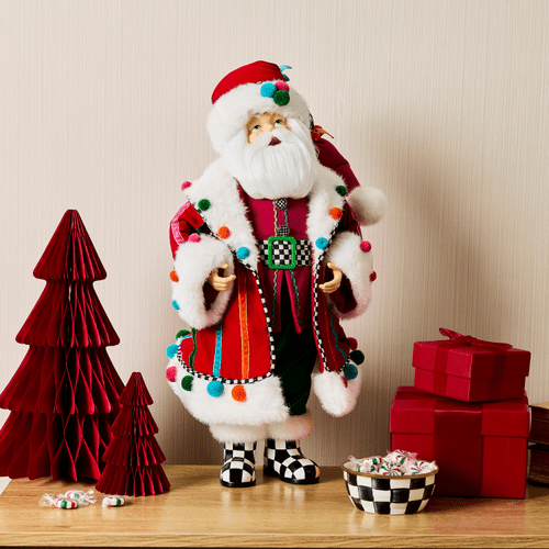 Confetti Christmas Fabric Santa - My Christmas