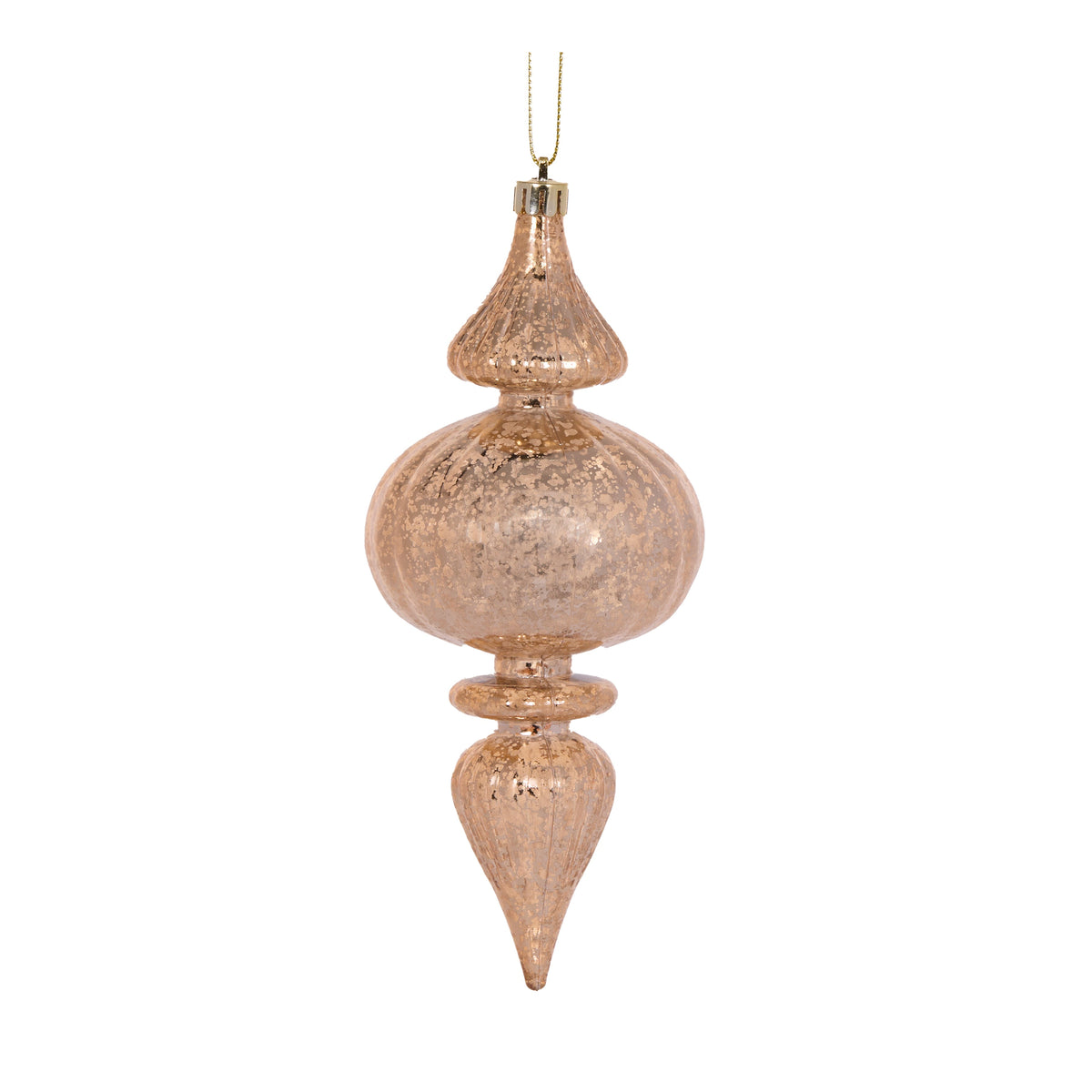 Copper Mercury Bubble Finial - My Christmas