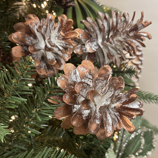 Copper Pine Cone Spray - My Christmas