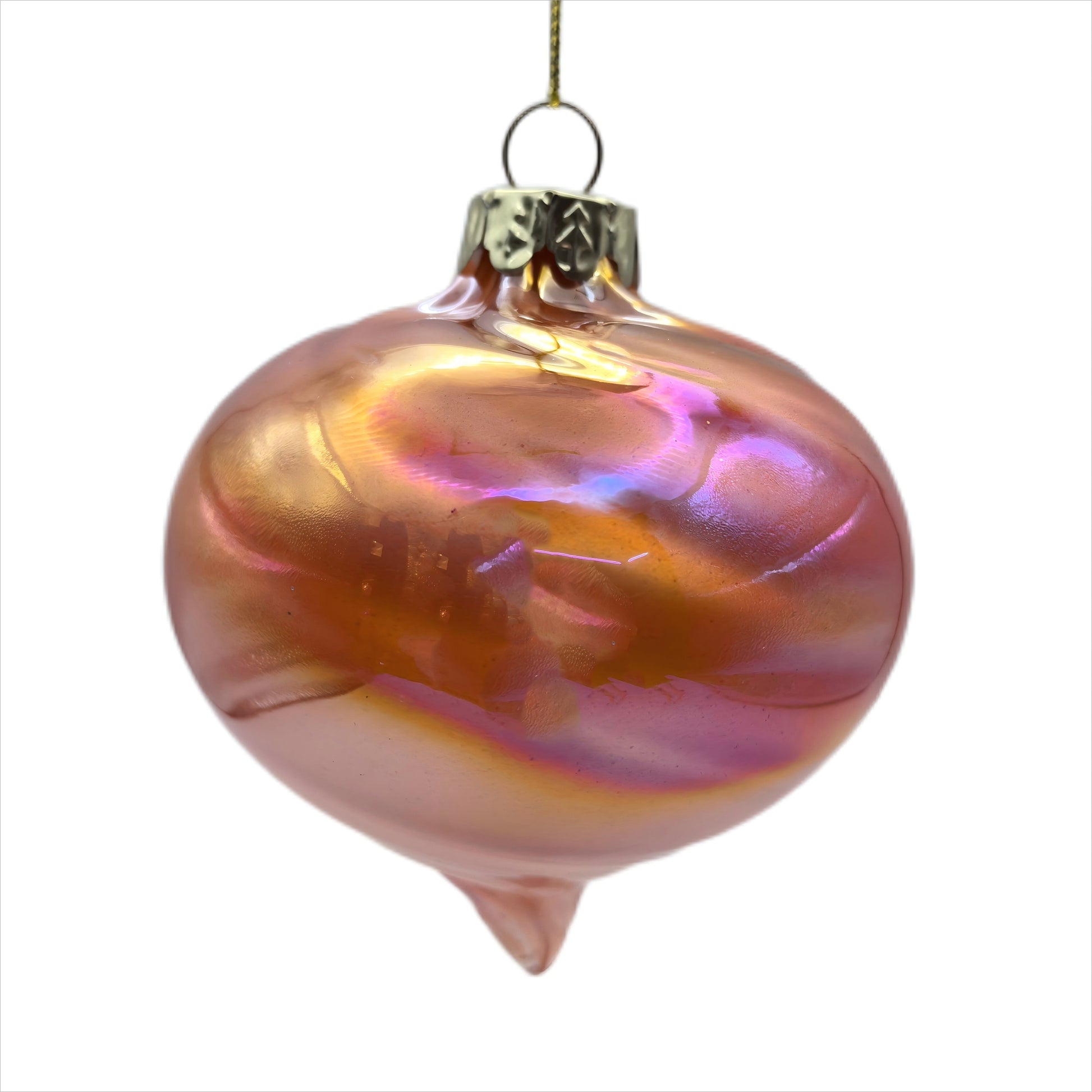 Coral Pearl Onion Ornament - My Christmas