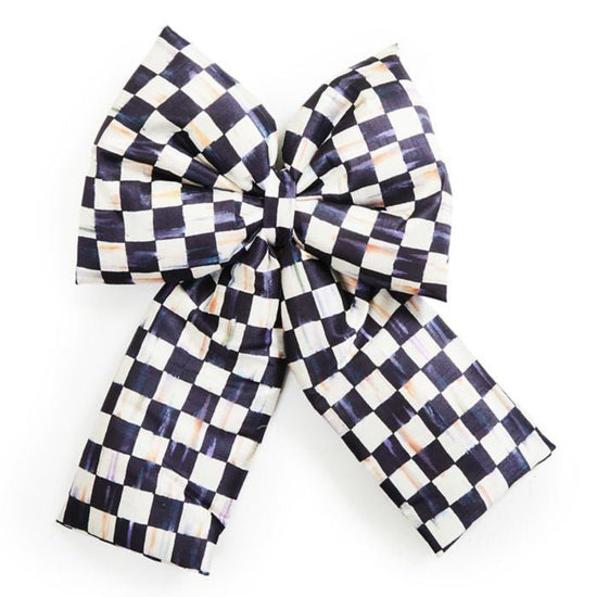 Courtly Check Bow - Large - My Christmas