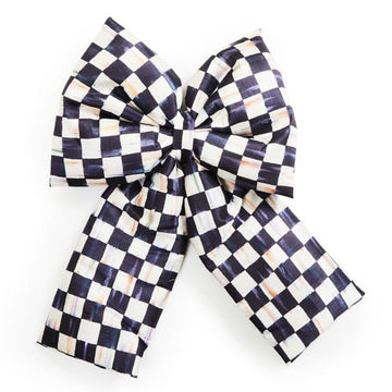 Courtly Check Bow - Large - My Christmas