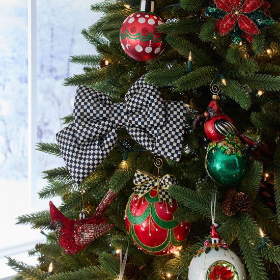 Courtly Check Bow - Small - My Christmas