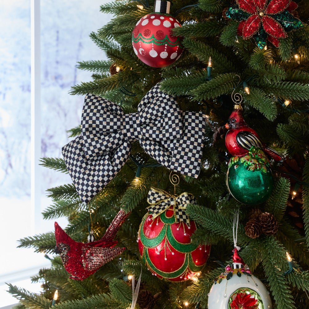 Courtly Check Bow - Small - My Christmas