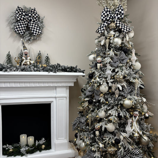 Courtly Check Bow - Small - My Christmas