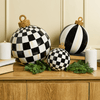 Courtly Check Large Tabletop Ornament - My Christmas