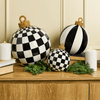 Courtly Stripe Medium Tabletop Ornament - My Christmas