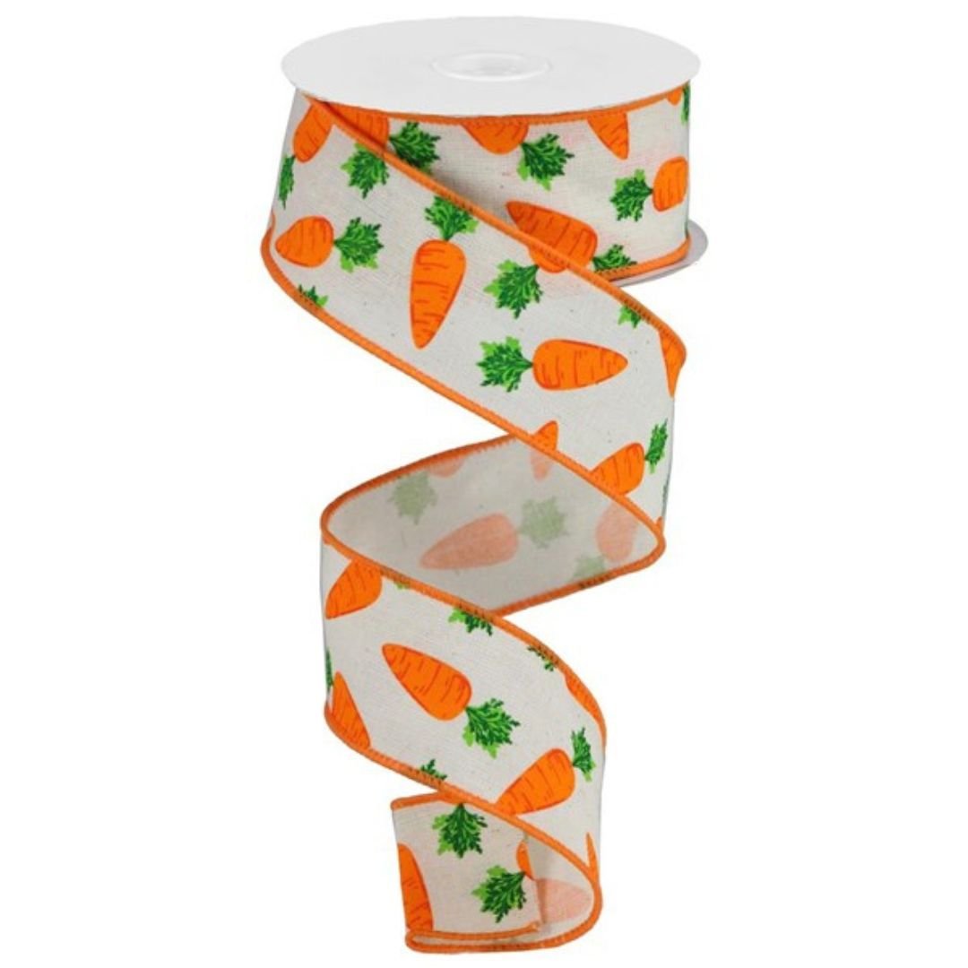 Cream Carrots Ribbon - My Christmas