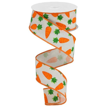 Cream Carrots Ribbon - My Christmas