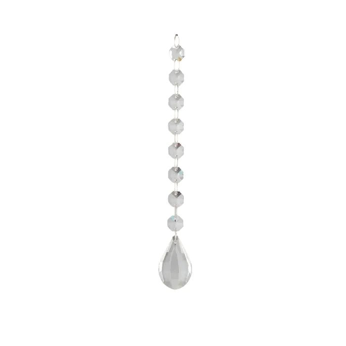 Crystal Drop Glass Ornament - My Christmas