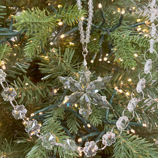 Crystal Snowflake Garland - My Christmas