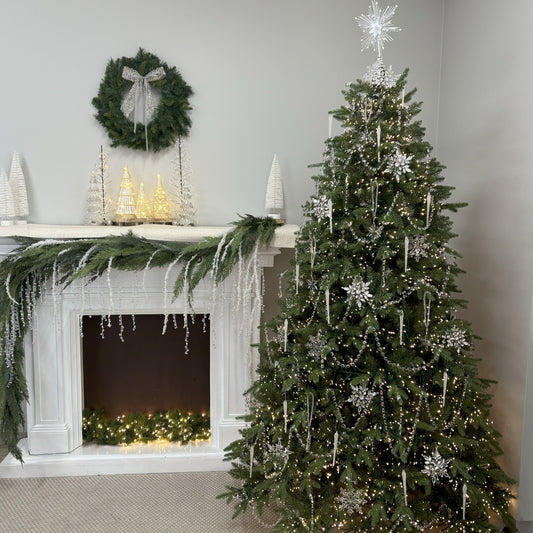 Crystal Snowflake Garland - My Christmas