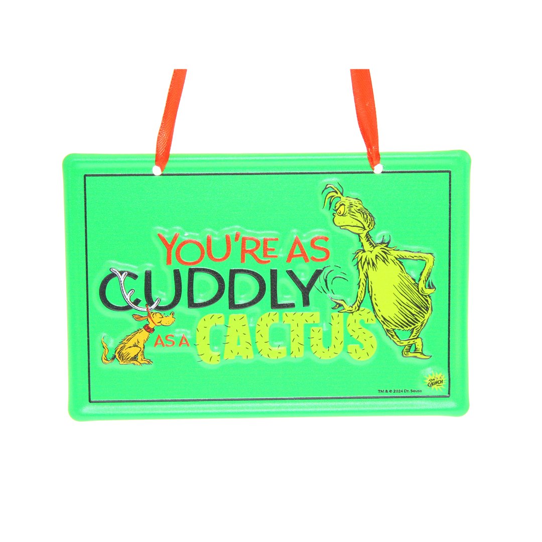 Cuddly Cactus Sign - Small - My Christmas