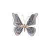 Damask Blue Velvet Butterflies - Assorted - My Christmas