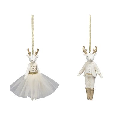 Dancing Deer Ornaments - My Christmas