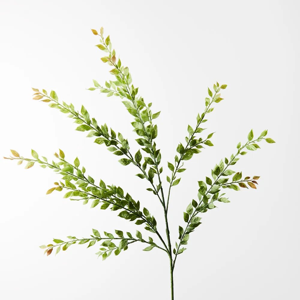 Dark Green Myrtle Leaf Spray - My Christmas