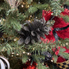 Dark Olive Glitter Pinecone Ornament - My Christmas