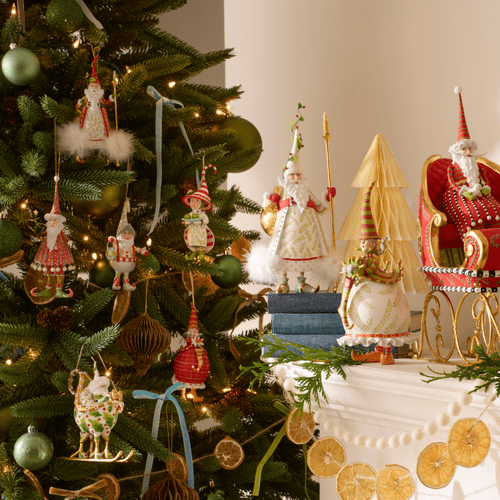 Dash Away Dashing Santa Ornament - My Christmas