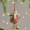 Dash Away Dashing Santa Ornament - My Christmas