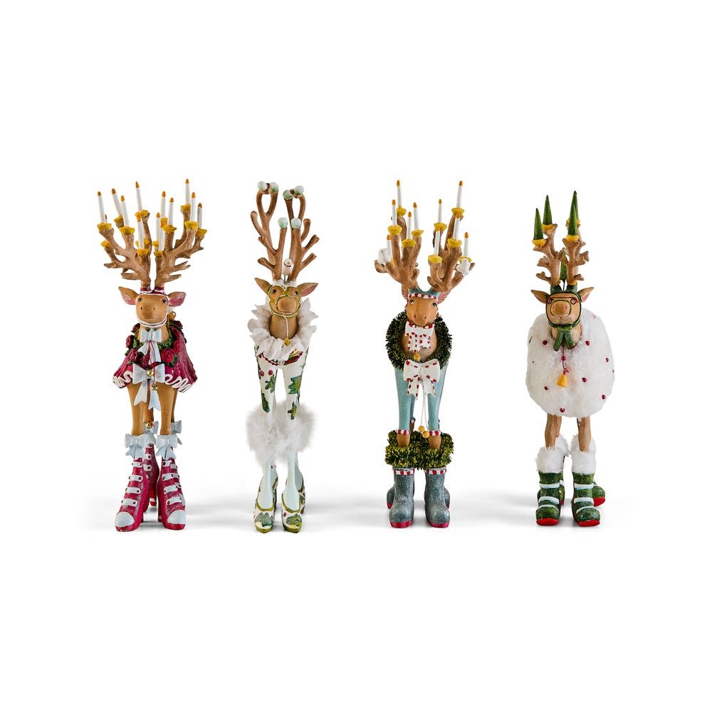 Dash Away Reindeer Figure Set of 4 - Kit A - My Christmas