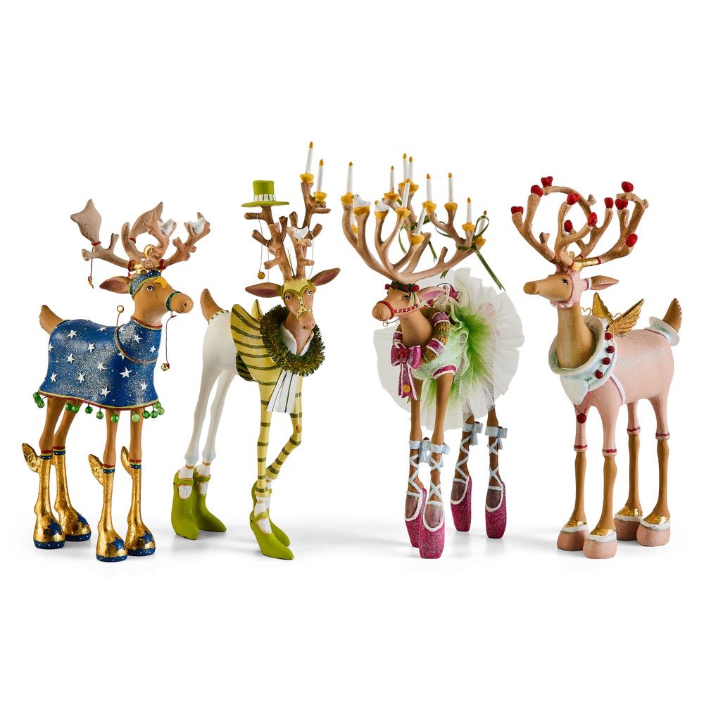 Dash Away Reindeer Figure - Set of 4 - Kit B - My Christmas