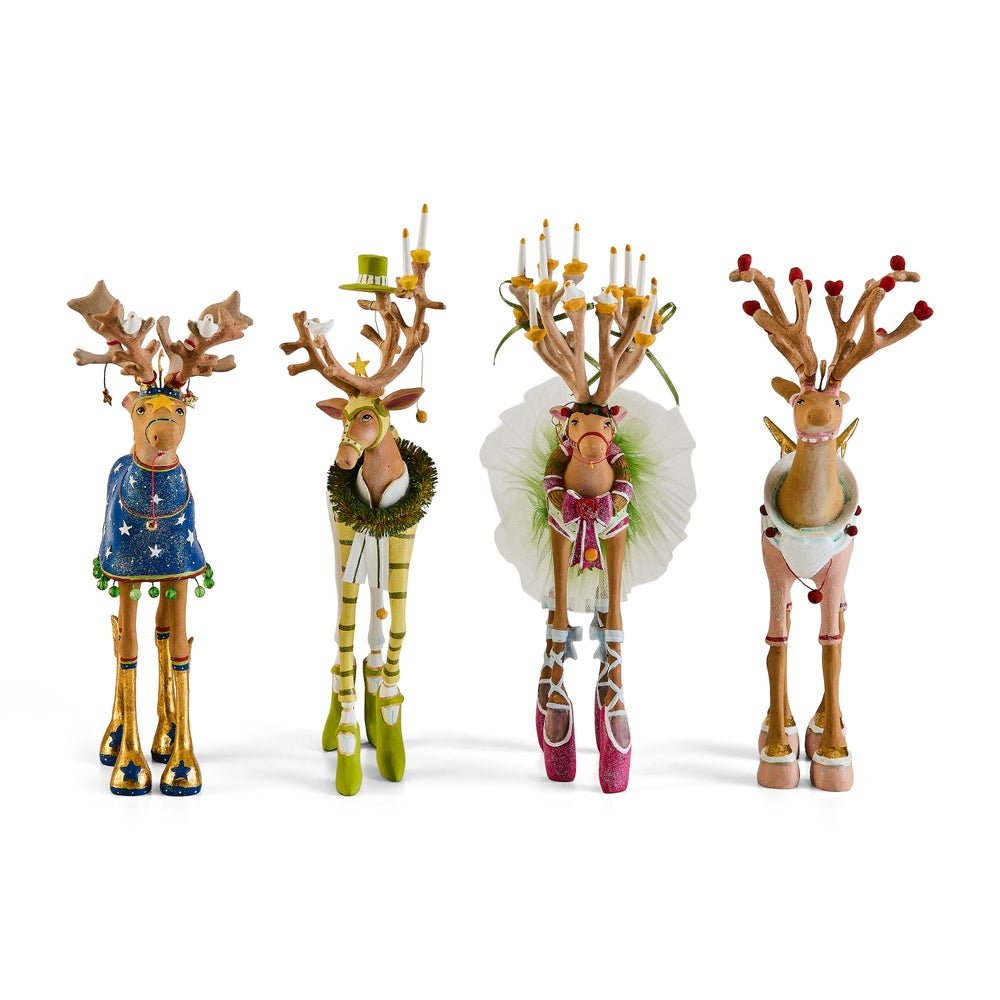 Dash Away Reindeer Figure - Set of 4 - Kit B - My Christmas