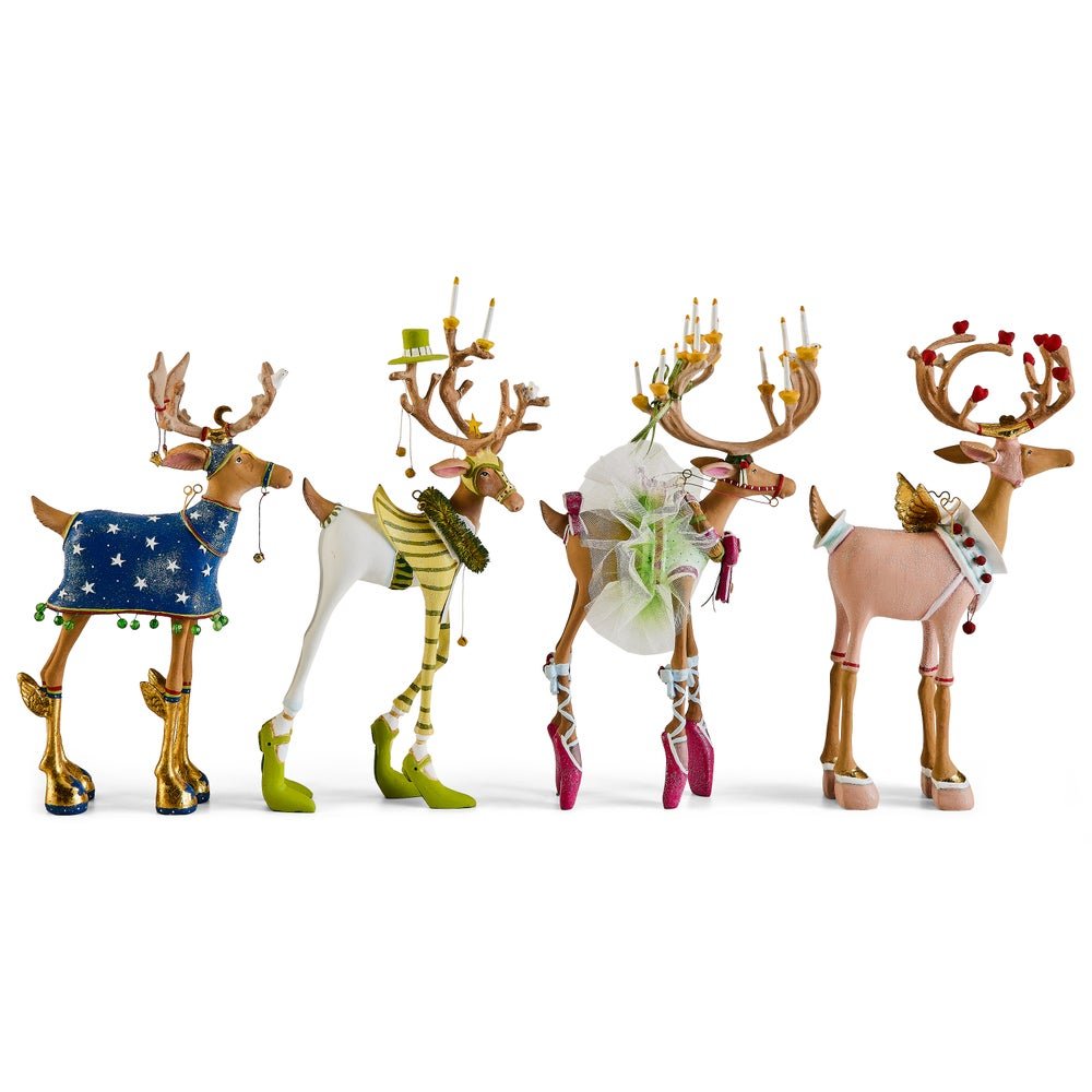 Dash Away Reindeer Figure - Set of 4 - Kit B - My Christmas
