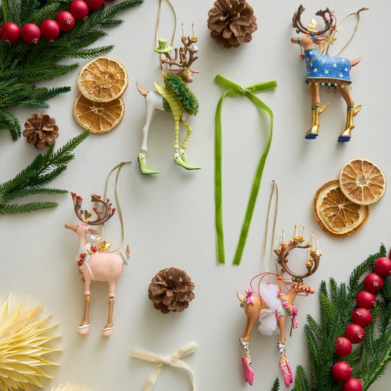 Dash Away Reindeer Ornament - Set of 4 - Kit B - My Christmas