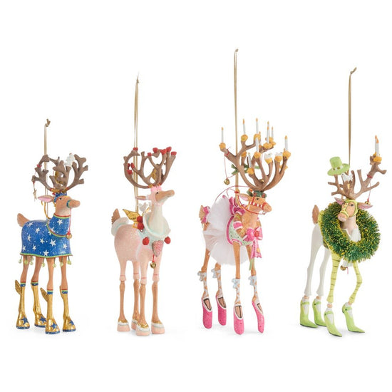 Dash Away Reindeer Ornament - Set of 4 - Kit B - My Christmas