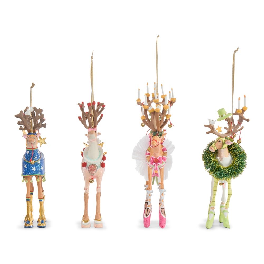 Dash Away Reindeer Ornament - Set of 4 - Kit B - My Christmas