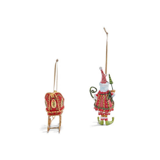 Dash Away - Santa and Sleigh Mini Ornaments Set - My Christmas