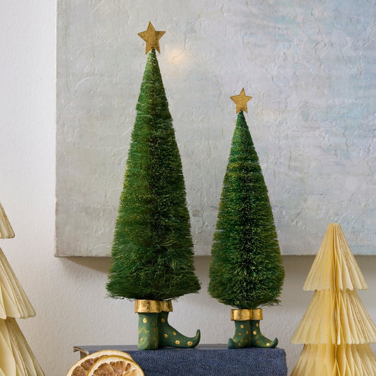 Dash Away - Sisal Elf Tree Figures 30cm and 38cm - My Christmas