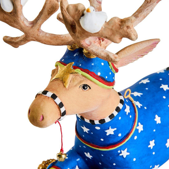 Dash Away Sitting Comet Reindeer Figure - My Christmas