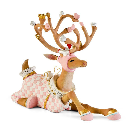 Dash Away Sitting Cupid Reindeer Figure - My Christmas