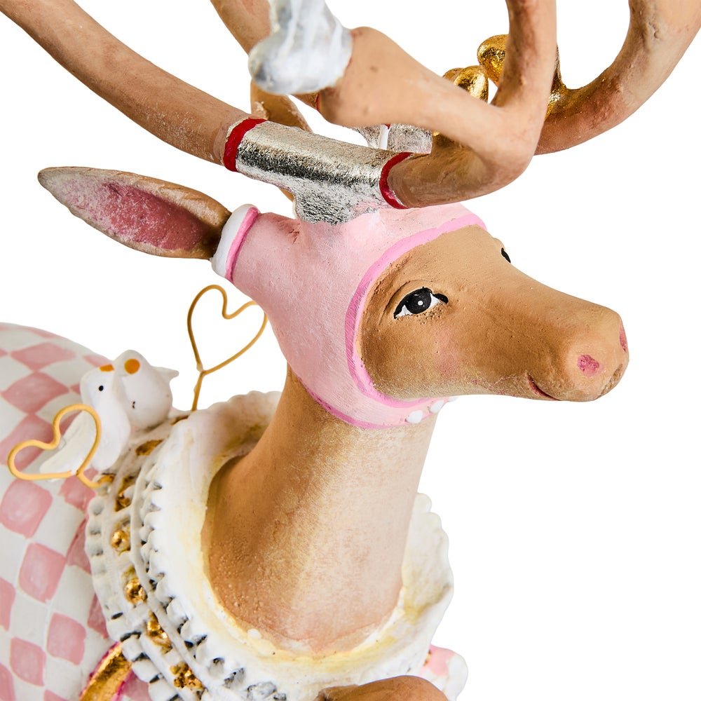 Dash Away Sitting Cupid Reindeer Figure - My Christmas